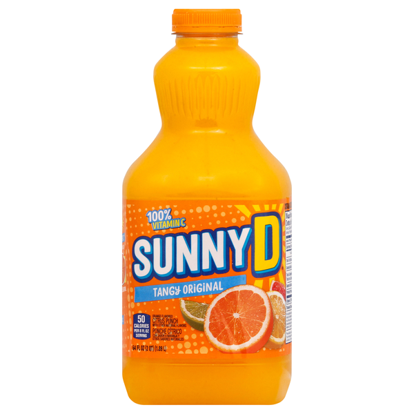 Refrigerated SunnyD Tangy Original Orange Juice Drink hero