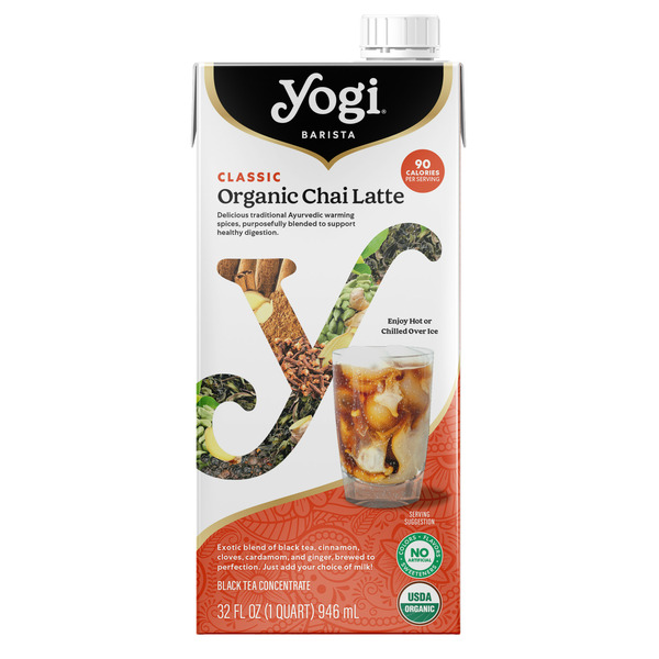 Tea Yogi Barista Black Tea, Classic Organic Chai Latte, Contains Caffeine hero