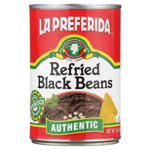 Canned Meals & Beans La Preferida Authentic Refried Black Beans hero