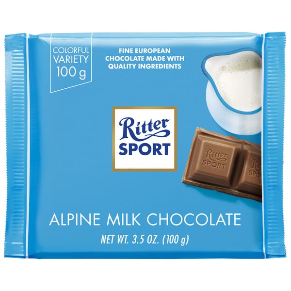 Candy & Chocolate Ritter Sport Alpine Milk Chocolate hero