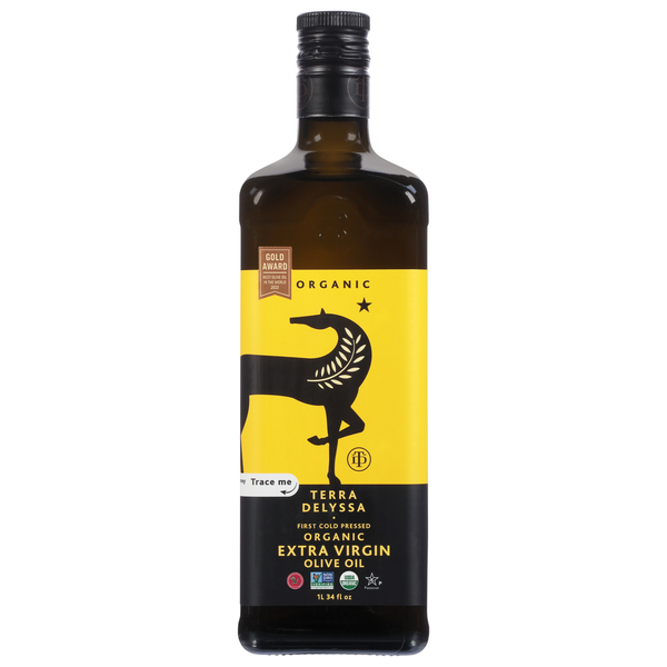 Terra Delyssa Organic First Cold Press Extra Virgin Olive Oil hero