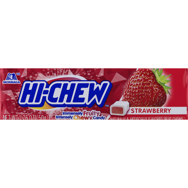 Asian Foods Hi-Chew Fruit Chews, Strawberry hero