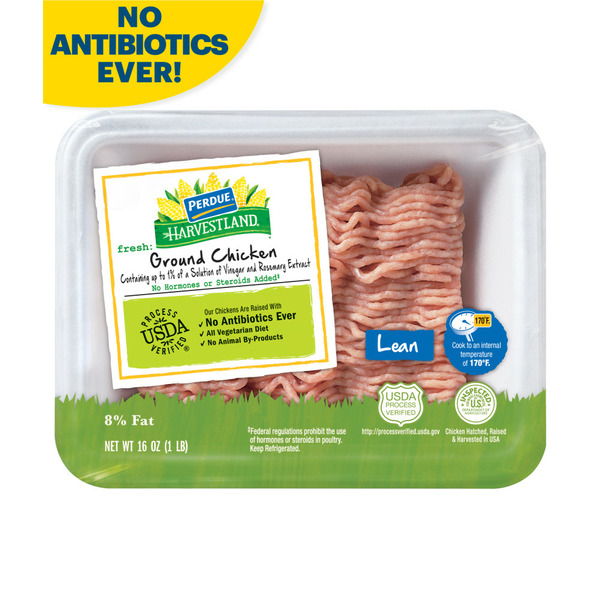 Packaged Poultry Perdue No Antibiotics Ever Dark Ground Chicken hero