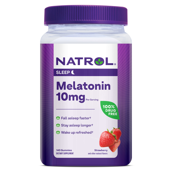 Stress & Sleep Aids Natrol Melatonin 10mg Gummies hero