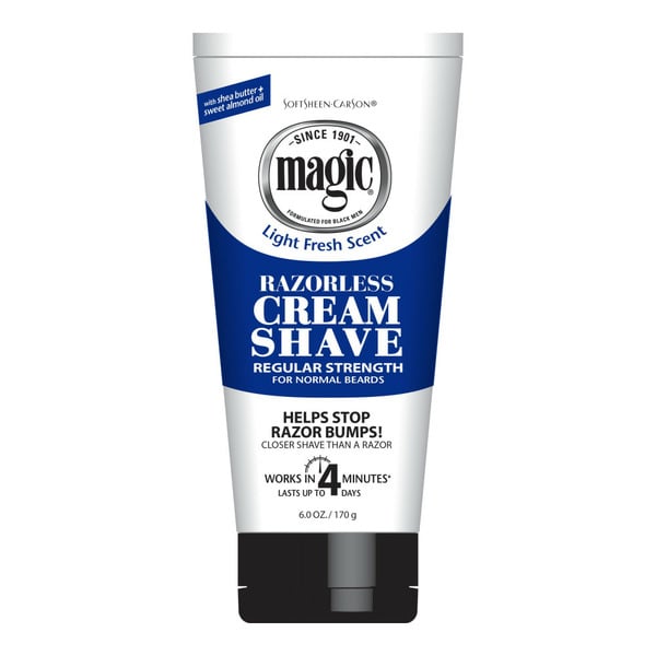 Shaving & Hair Removal Magic Razorless Cream Shave Regular Strength Normal Beards, Regular Cream Shave hero