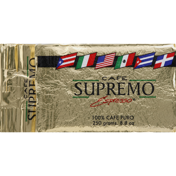 Coffee Café Supremo Espresso hero