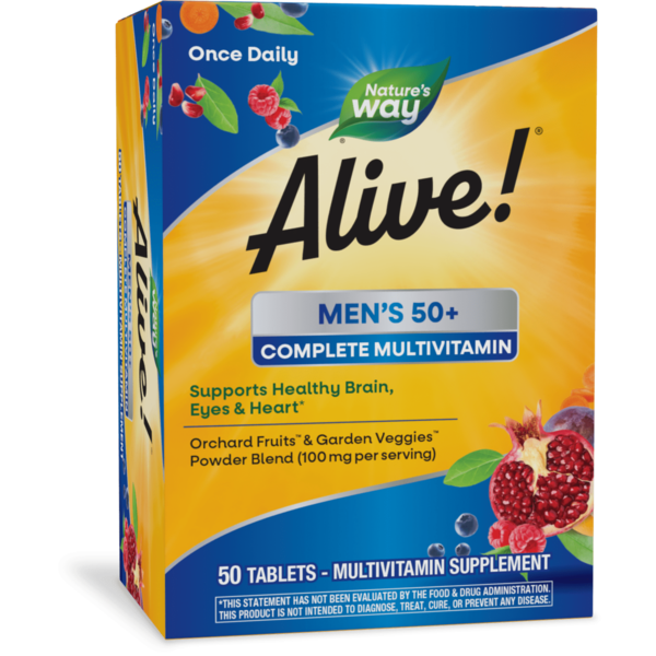 Nature's Way Alive!® Mens 50+ Complete Multivitamin hero