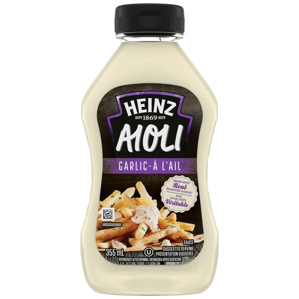 Condiments Heinz Garlic Aioli hero