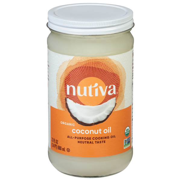 Oils & Vinegars Nutiva Coconut Oil, Organic hero