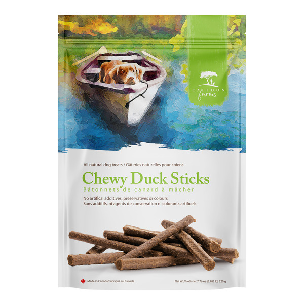 Caledon Farms Chewy Duck Sticks Dog Treats hero