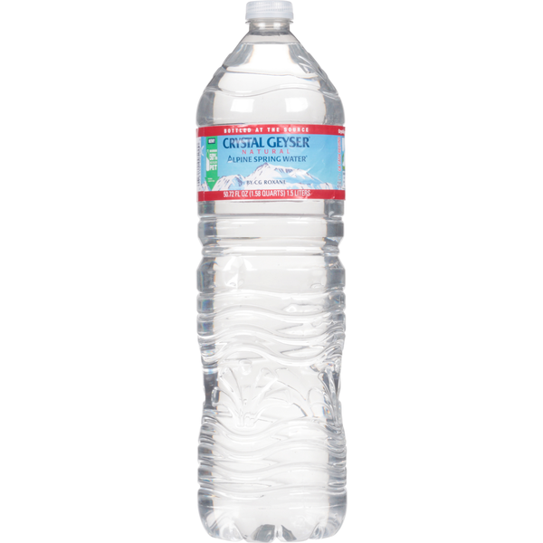 Water, Seltzer & Sparkling Water Crystal Geyser Alpine Spring Water, Natural hero