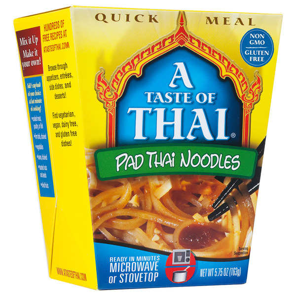 Asian Foods A Taste of Thai Pad Thai Noodles Quick Meal hero