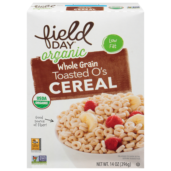 Cereal FIELD DAY Whole Grain Toasted O’s Cereal hero