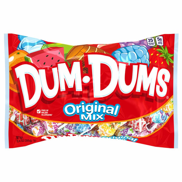 Candy & Chocolate Dum Dums Original Mix Lollipops, Assorted Flavor Candy hero