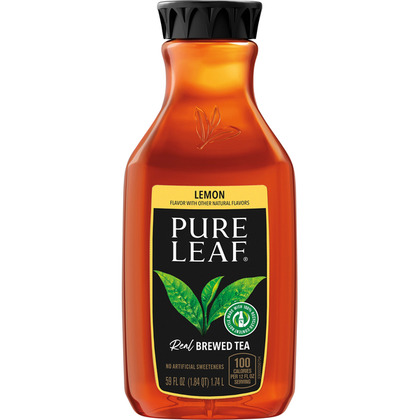 Tea Pure Leaf Brewed Tea, Real, Lemon hero