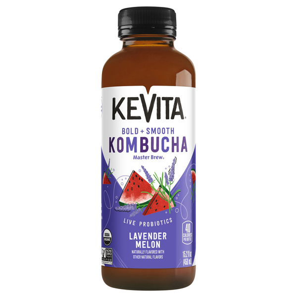 Refrigerated KeVita Lavender Melon Flavored Beverages Chilled hero