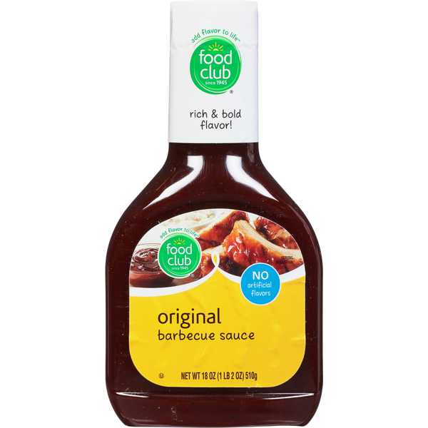 Condiments Food Club Barbecue Sauce, Original hero