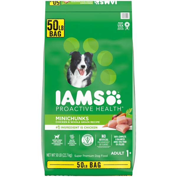 Dog Food & Care IAMS Minichunks Adult Small Kibble Dry Dog Food with Real Chicken and Whole Grains hero