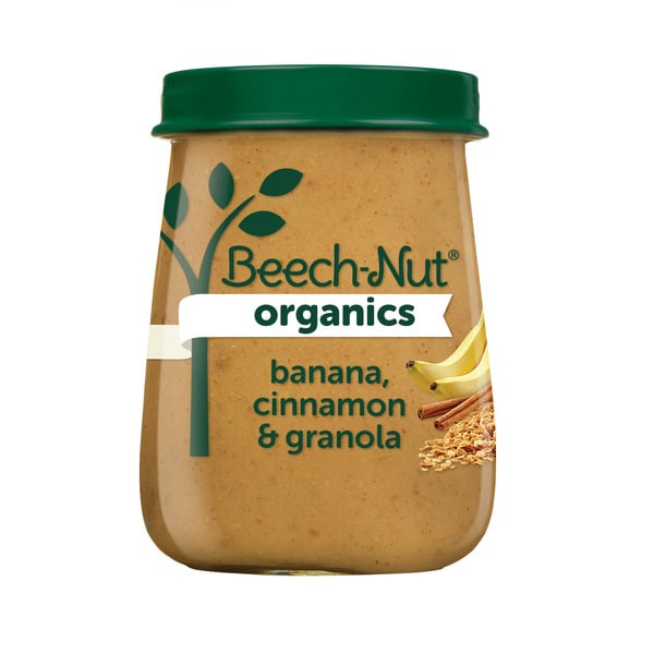 Baby Food & Formula Beech-Nut Organics Banana, Cinnamon, Granola Jar hero