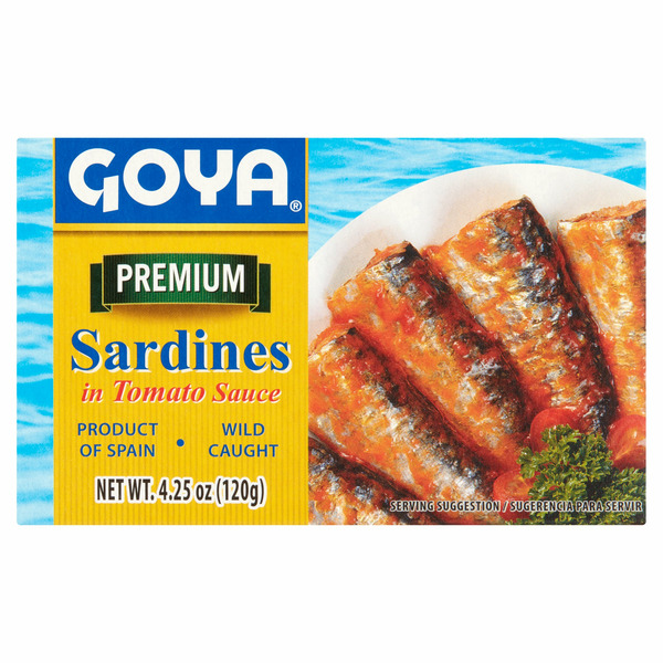 Canned Meat, Seafood & Beans Goya Sardines in Tomato Sauce hero