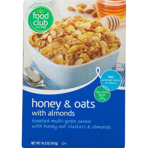 Cereal Food Club Cereal, Honey & Oats with Almonds hero