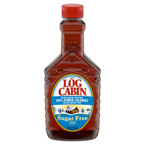 Honeys, Syrups & Nectars Log Cabin Sugar Free Syrup hero