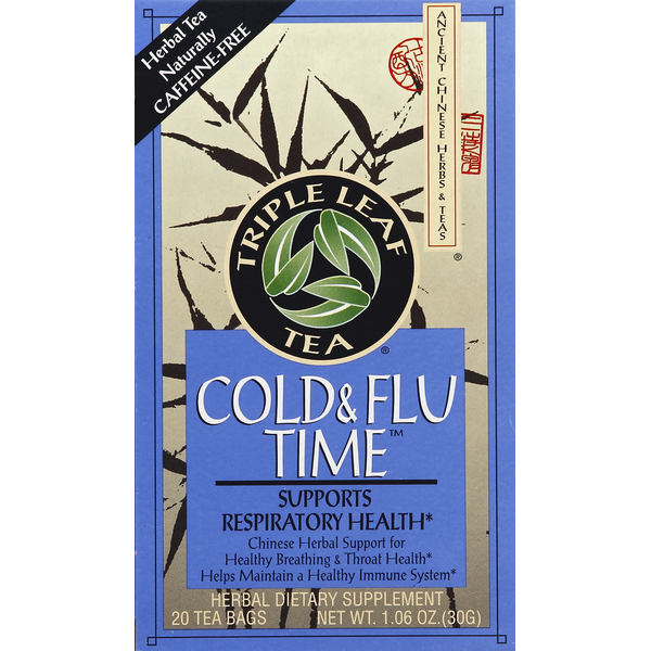 Tea Triple Leaf Cold & Flu Time Tea hero