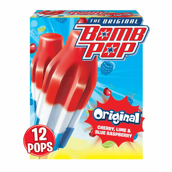 Novelty Desserts Bomb Pop Original Ice Pops hero