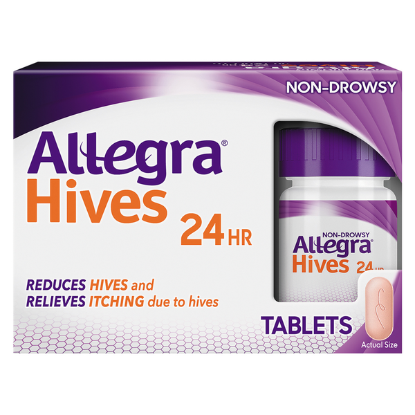 Cold, Flu & Allergy Allegra Hives, 24 Hr, Non Drowsy, Tablets hero