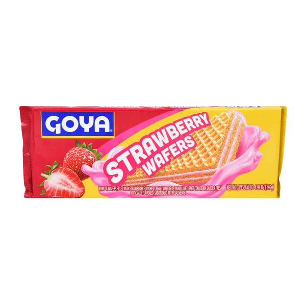 Cookies & Cakes Goya Strawberry Wafers hero