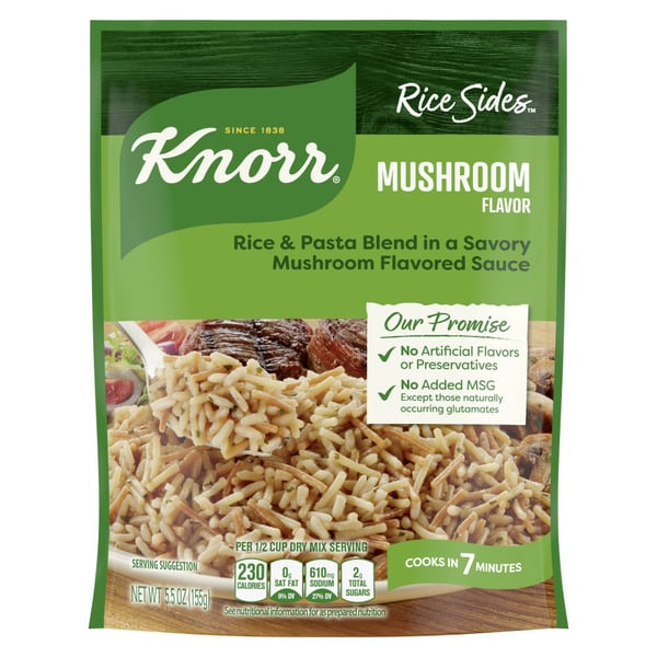 Instant Foods Knorr Rice Sides Mushroom Long Grain Rice And Vermicelli Pasta Blend hero