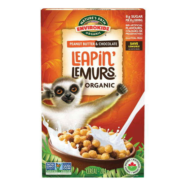 Cereal Nature's Path Leapin' Lemurs hero