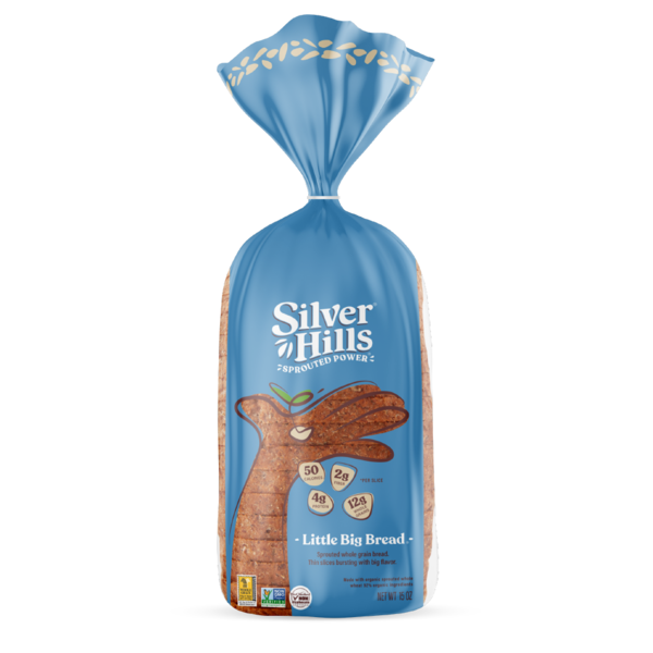 Bread Silver Hills Bakery Sprouted Grain Little Big Bread hero