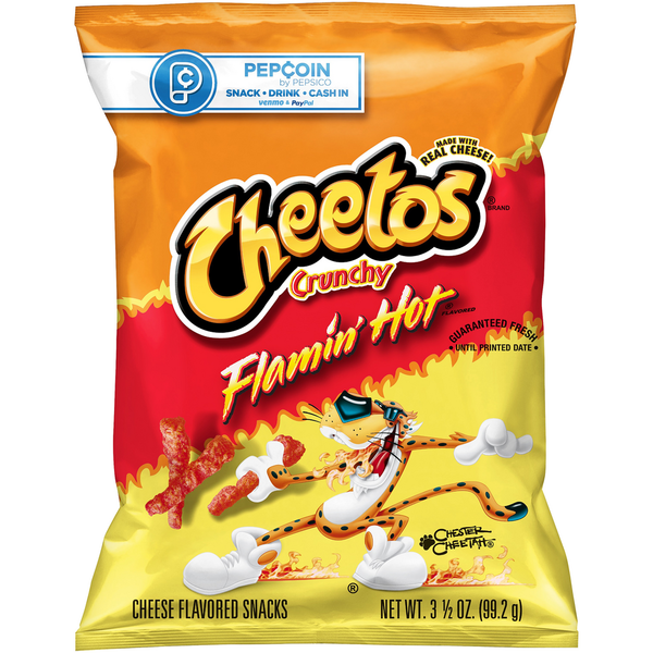 Chips & Pretzels Cheetos Flamin' Hot Cheese Snacks hero