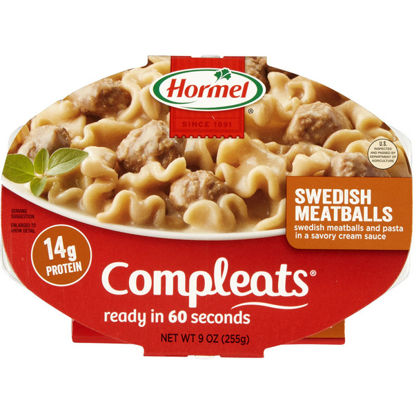 Instant Foods Hormel Swedish Meatballs hero