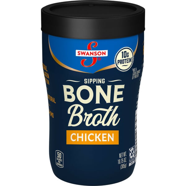 Soup, Broth & Bouillon Swanson's Sipping Chicken Bone Broth hero