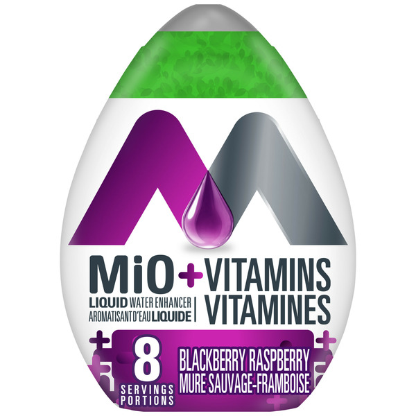 Cocoa & Drink Mixes MiO +Vitamins Blackberry Raspberry Liquid Water Enhancer hero