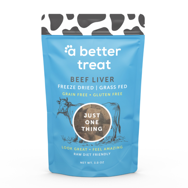 A Better Treat Freeze Dried, Grass Fed Beef Liver Dog & Cat Treat hero