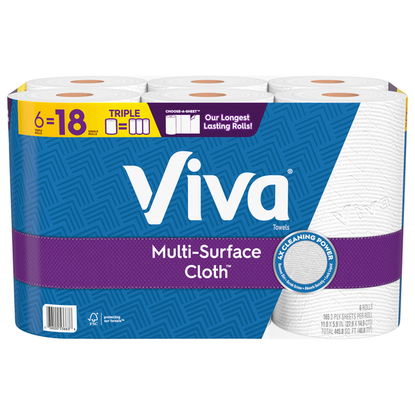 Paper Goods Viva Multi-Surface Cloth Paper Towels hero