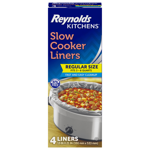 Kitchen Supplies Reynolds Slow Cooker Liner, Regular Size - 13 x 21 inch hero