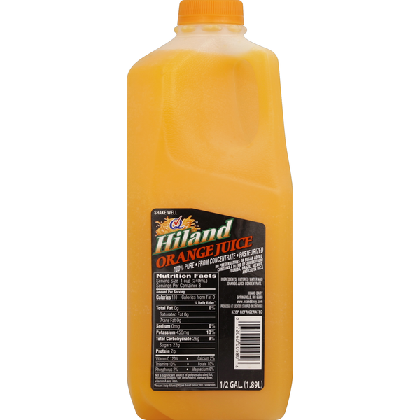 Juice & Nectars Hiland Dairy Juice, Orange hero