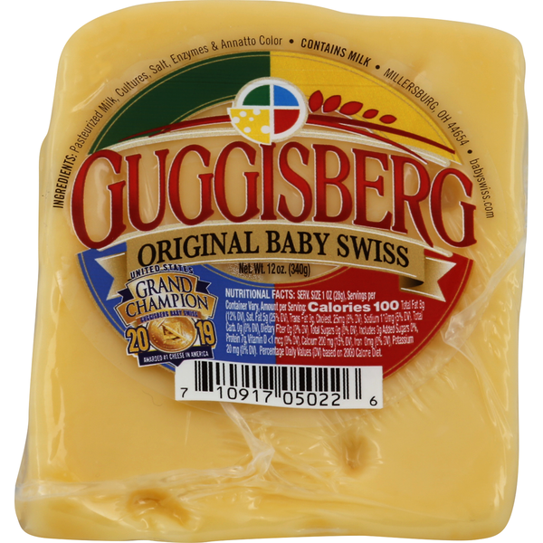 Guggisberg Cheese, Original Baby Swiss hero