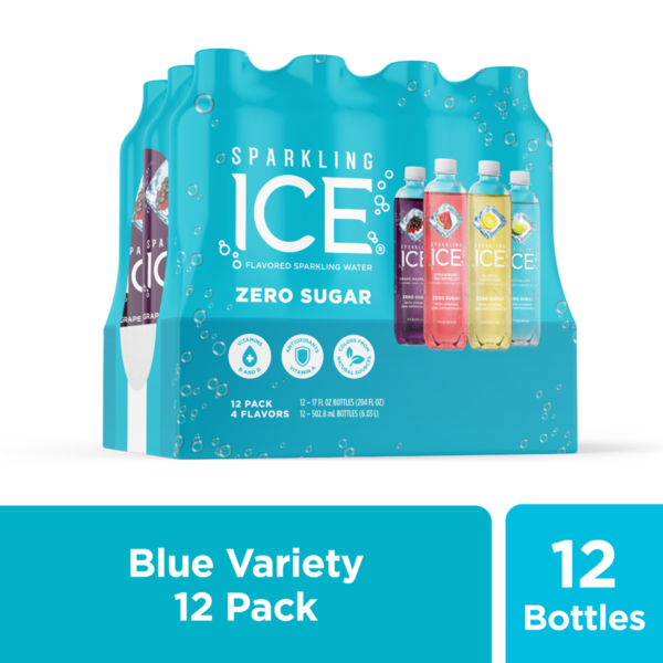 Water, Seltzer & Sparkling Water Sparkling Ice® Blue Variety Sparkling Water 12 Pack, Zero Sugar hero