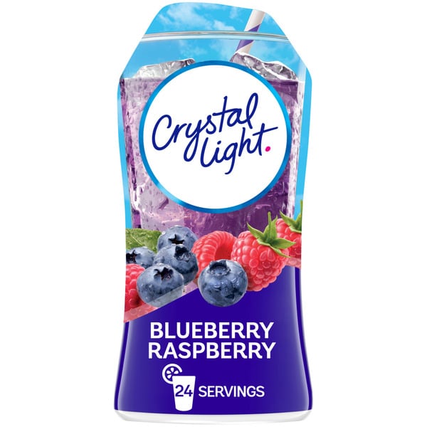 Cocoa & Drink Mixes Crystal Light Blueberry Raspberry Naturally Flavored Drink Mix hero