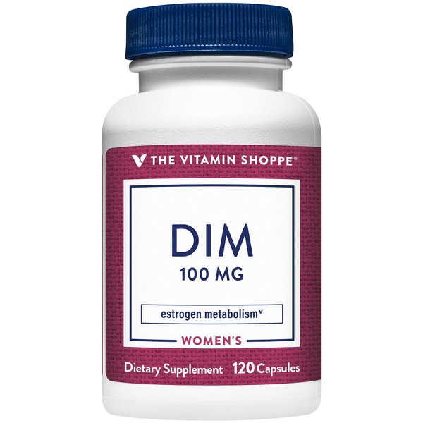 Women's Health Supplements The Vitamin Shoppe DIM (Diindolylmethane) - Estrogen Metabolism (120 Capsules) hero