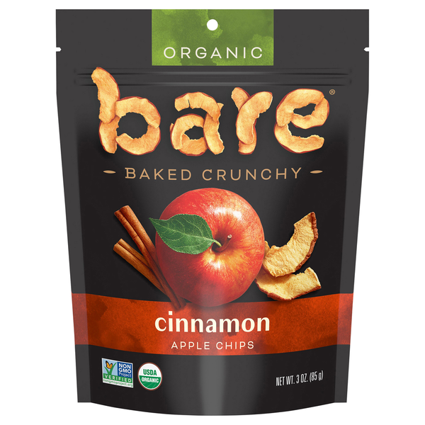 Nuts, Seeds & Dried Fruit bare Organic Cinnamon Apple Chips hero