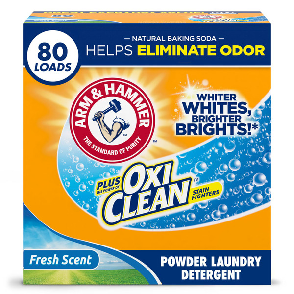 Laundry Arm & Hammer Plus Oxiclean Powder Laundry Detergent hero