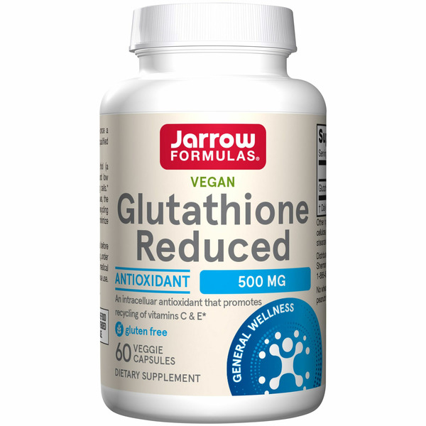 Amino Acids Jarrow Formulas Glutathione Reduced, 500 mg, Veggie Capsules hero