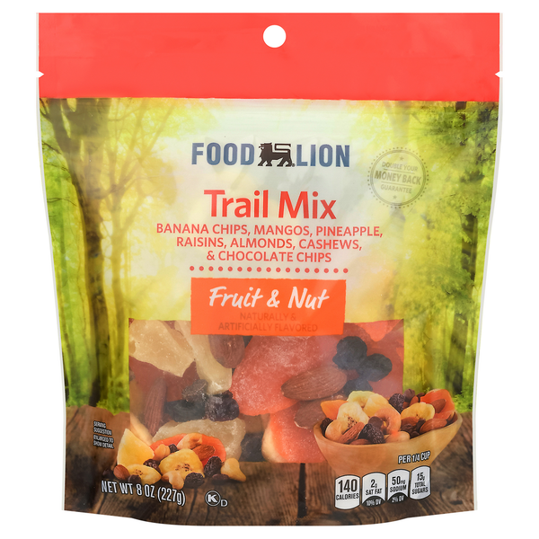 Nuts, Seeds & Dried Fruit Food Lion Trail Mix, Fruit & Nut hero