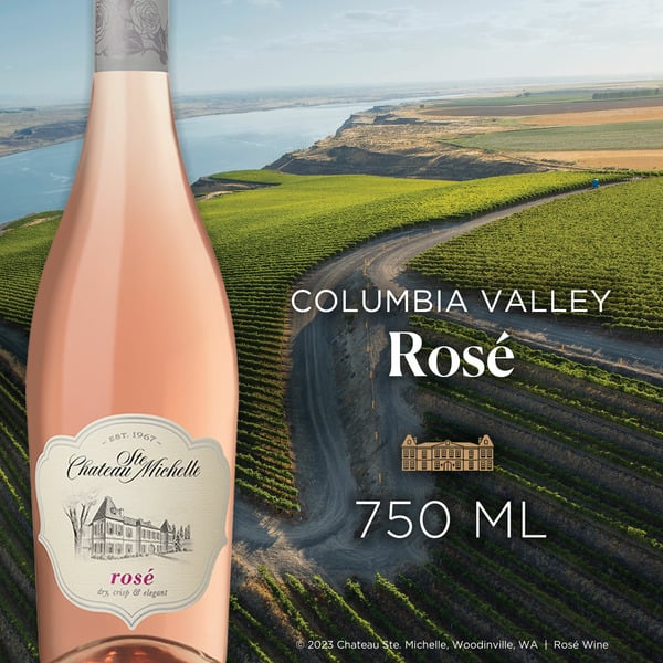 Rose Wine Chateau Ste. Michelle Rose hero